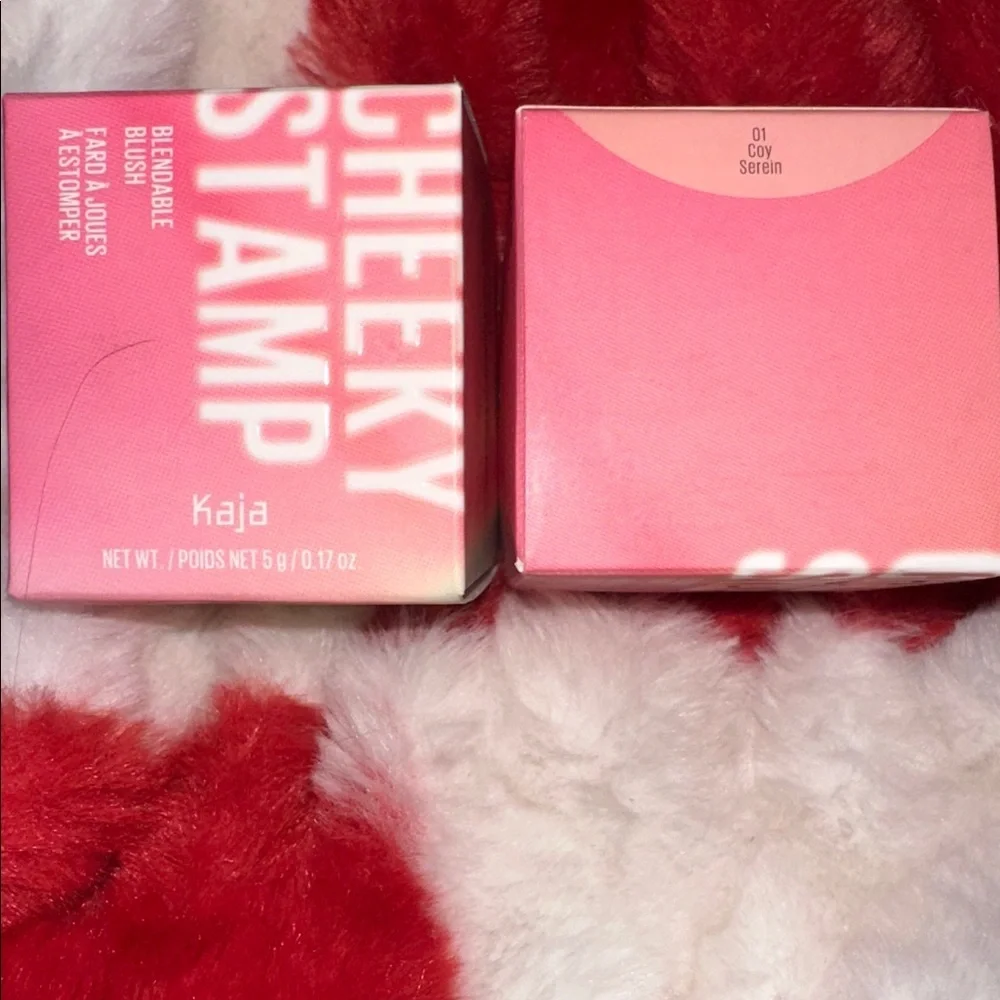 2 NIB Kaja Cheeky Stamp Blendable Blush - Coy